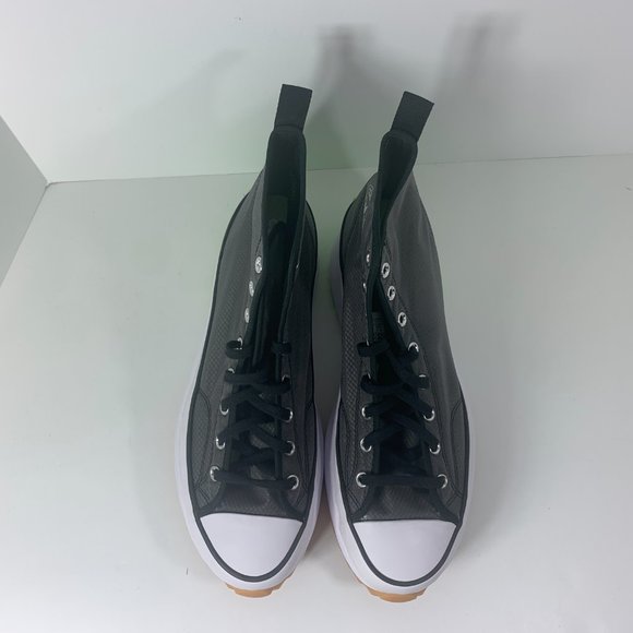 CONVERSE RUN STAR HIKE Men’s Size 13 CONCRETE HEAT BLACK / Ghost Green 167852C - Picture 9 of 11